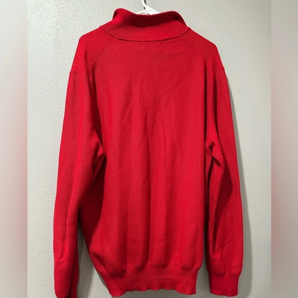 Polo Ralph Lauren Men's Red Sweater. Pimacotton